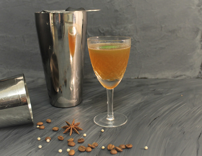 Citrine coffee cocktail