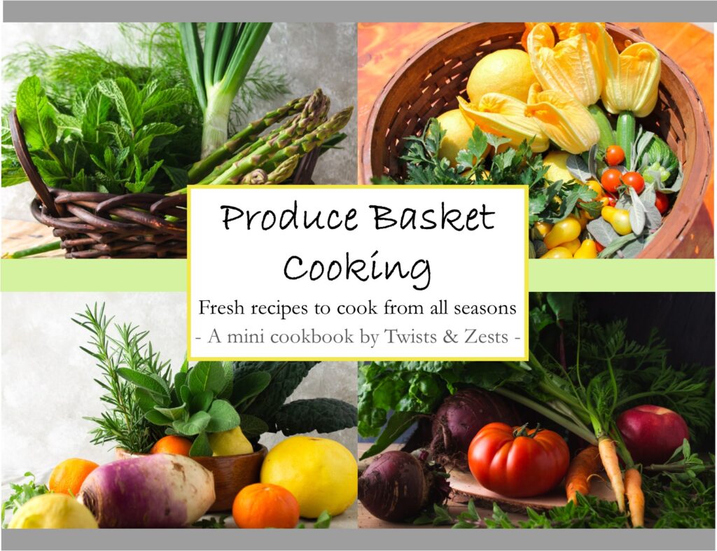 Cover of e-cookbook: Produce Basket Cooking