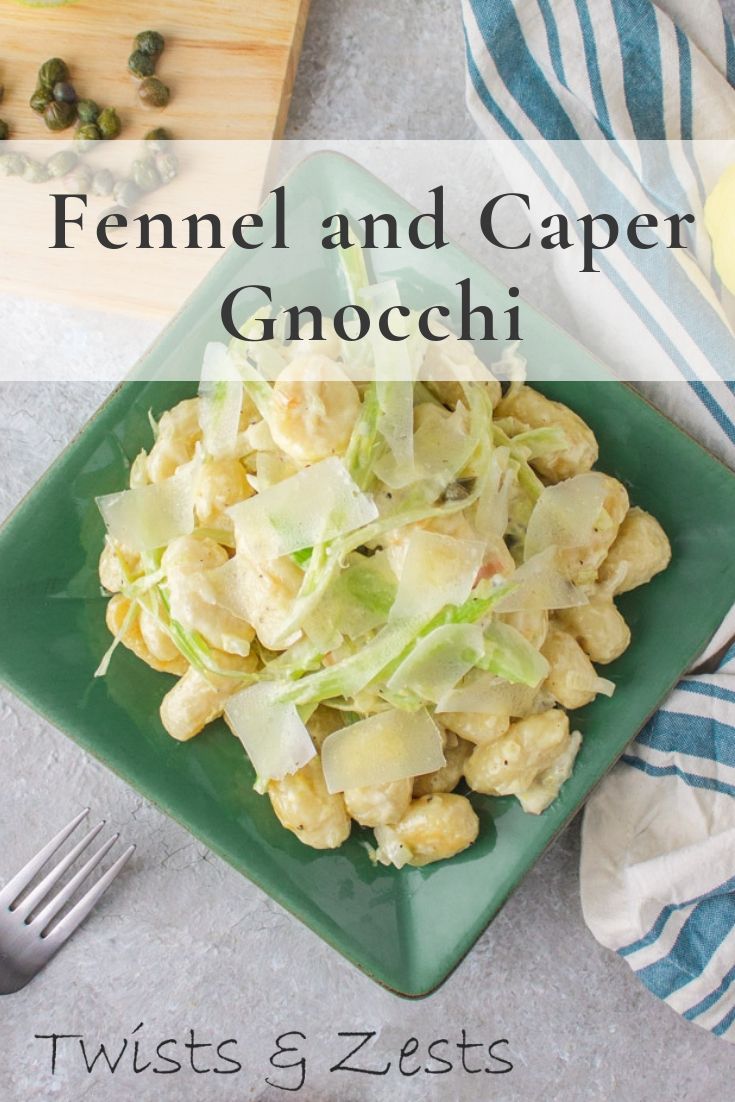 Homemade Gnocchi with Fennel Caper Cream Sauce
