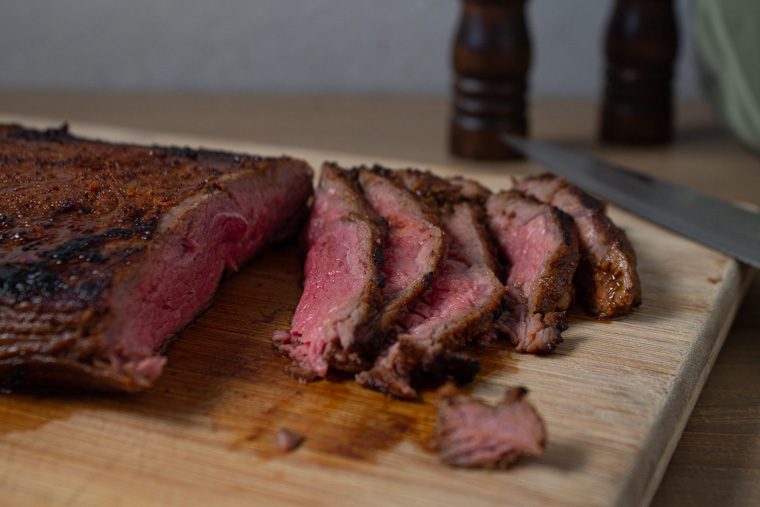 Marinated flank steak