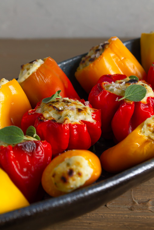 Ricotta stuffed peppers